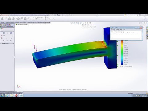 Tutorial solidworks make structure simulation for beginner