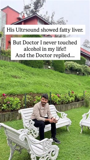 Sujit Telagamsetty on Instagram: "He came for a routine check-up. Mild acidity. Bloating after meals. This strange, constant tiredness he couldn’t explain. Ultrasound report came: Fatty Liver Grade 2. He laughed softly and said, “But I’ve never touched alcohol in my life…” Confused. Shocked. Almost guilty for something he never did. The doctor didn’t laugh. He simply said: “It’s not always the bottle… sometimes, it’s the lifestyle.” No one talks about this. Non-Alcoholic Fatty Liver Disease (NAF