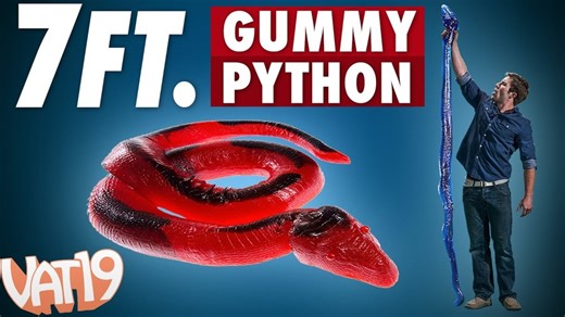26-Pound Gummy Python is a 7 foot long candy snake! | Vat19.com