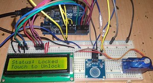 Touch Based Door Lock System Using Arduino & Touch Sensor TTP223