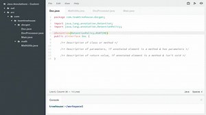 Finishing the Annotation - Targets and Elements