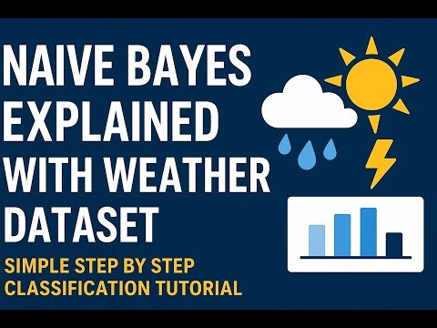 Naive Bayes Explained with Weather Dataset Simple Step by Step Classification Tutorial