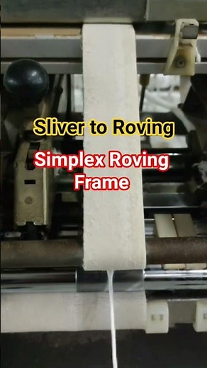 Simplex Machine || Sliver to Roving Process || Textile Spinning #spinning