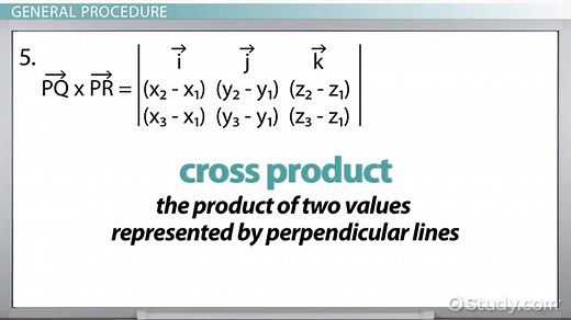 Finding the Plane Equation From 3 Points | Overview & Examples