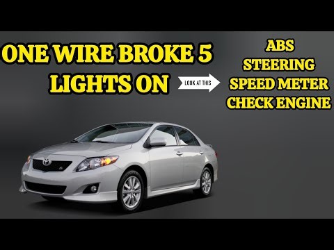 P0500 The ONE Wire That Causes 5 Dashboard Lights in a Toyota Corolla 2010 2013 Fix ABS Steering