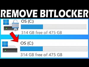 How to Easily Disable or Remove BitLocker Encryption on Windows 11,10 (Step-by-Step Guide)