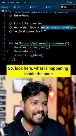 What is API? Explained in 36 Seconds 🚀 | Web Development#coding #sorts #webdevelopment