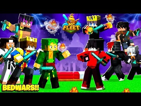 ULTIMATE BED WARS in mcFleet 🤯| Minecraft