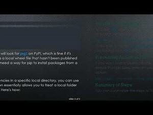 How to Use pip to Install Wheel Dependencies from a Local Folder
