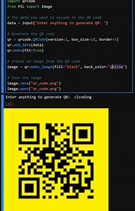 QR Code using Python | Python Coding