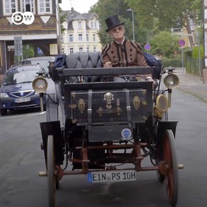 🎩 Hop in: We're taking a spin in a 1894 Benz Victoria—the oldest car still allowed on German roads! It was Carl Benz's favorite vehicle his whole life, and it's not hard to see why: | DW Euromaxx