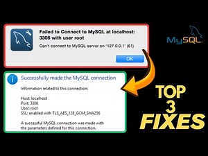 How to Fix Failed to Connect to MySQL Server at Localhost: 3306 (2026)