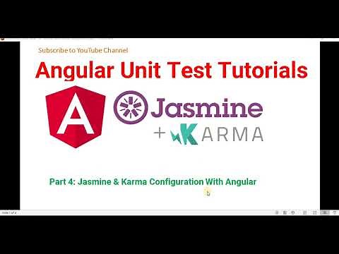 Part 4: Jasmine & Karma Configuration With Angular | Angular unit test case Tutorials