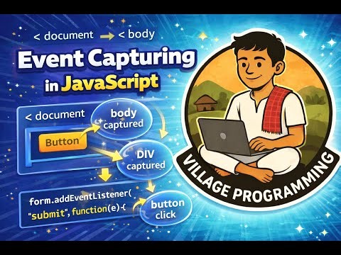 Event Capturing in JavaScript | Learn JavaScript | ‪@VillageProgramming‬ | #javascripttutorial
