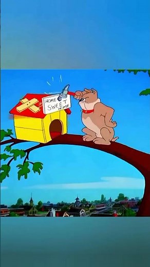 TOM & JERRY w/ SPIKE having their moments on the big screen 🎬⭐️💯 #cartoons #tomandjerry #videos