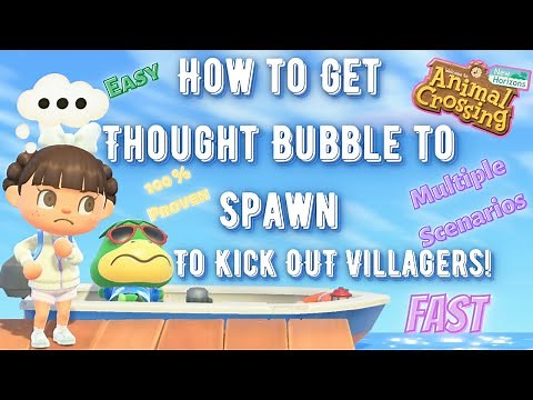 How to Kick Out Villagers in Animal Crossing Fast Using Thought Bubble!