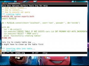 Python Tutorial - Mysql Database Part 1