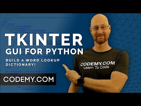 Build A Word Dictionary - Python Tkinter GUI Tutorial 215