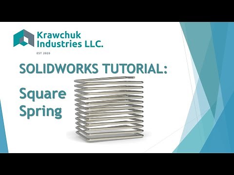 SolidWorks Square Spring