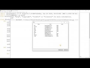 Tkinter ttk Treeview Widget Tutorial in Python