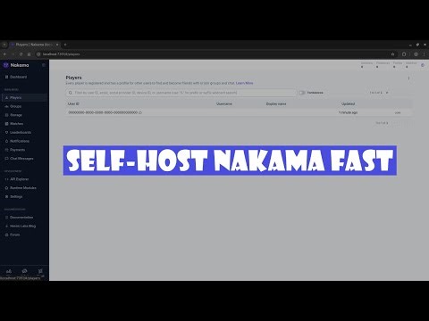 Nakama Game Server Tutorial for Raspberry Pi Beginners