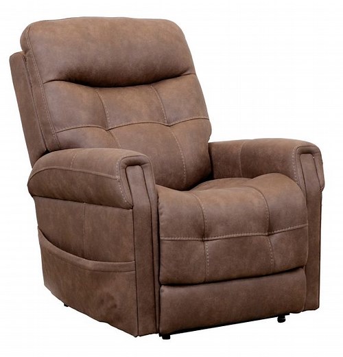 Moto Motion Canyon Silt Power Lay Flat Lift Recliner | Miskelly Furniture