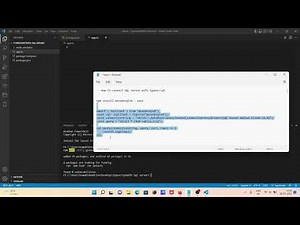 How to connect SQL Server with TypeScript