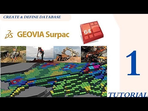 How to Create and Define Geological Database in Surpac | Step-by-Step