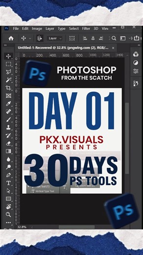 pkx.visuals on Instagram: "Day 01 of 30 Days – 30 Photoshop Tools 🚀 Today we’re starting with the basics — How to Create a New Workspace in Photoshop 🎨 Comment “Photoshop” to get the 2026 PS link 🔗🔥 #Photoshop #PhotoshopTutorial #GraphicDesign #PSTools #LearnPhotoshop #30dayschallenge #freelance #graphicdesign #pstools #pkxvisuals"