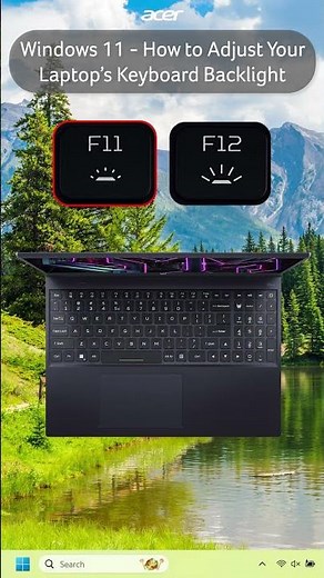 Windows 11 - How to Adjust Your Laptop's Keyboard Backlight Brightness