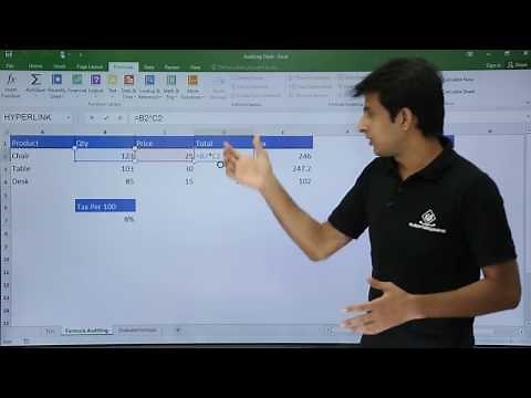 MS Excel - Auditing Tools