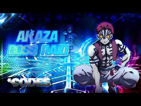 [+25 New Codes] Akaza Boss Raid And Getting Drops In SLayers Unleashed (Showcase)!