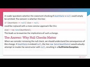 Understanding Java Constructors: The Importance of Null Checks in Object Creation