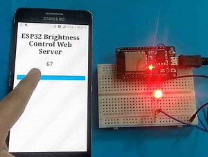 ESP32 PWM Slider Web Server - Control LED Brightness