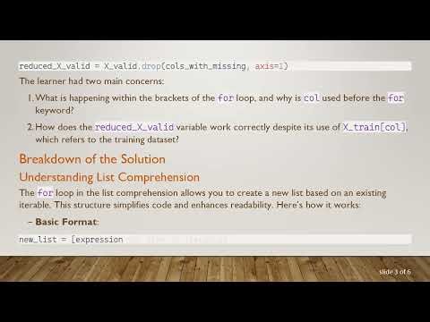 Understanding the for Loop in Python: A Deep Dive into List Comprehension
