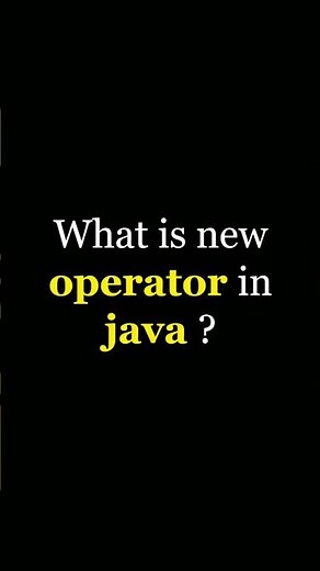 What is new operator in Java ?| Exploring the New Operator in Java: What's Changed and How to Use It