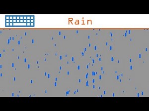 Rain Particles in Java + Processing
