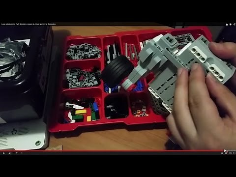 Lego Mindstorms EV3 Robotics Lesson 4 - Build a robot in 5 minutes