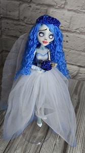 Corpse Bride Doll Custom OOAK Tim Berton Monster High Bridge Doll Unique Art - Etsy