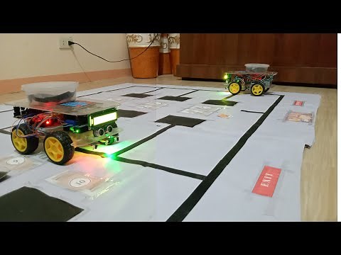 HOW TO MAKE ROBOT USING ARDUINO WAITER ROBOT PROJECTS USING ARDUINO UNO TUTORIAL ARDUINO ROBOTICS