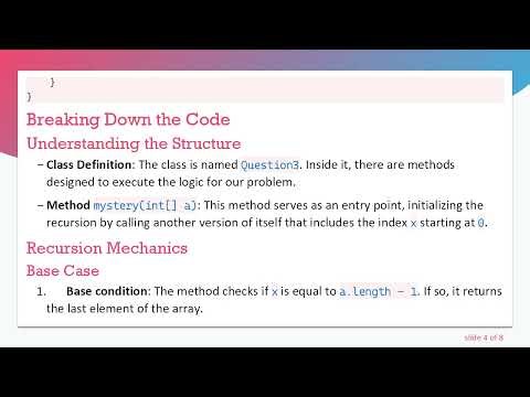 Understanding the mystery of Java Recursion and Arrays