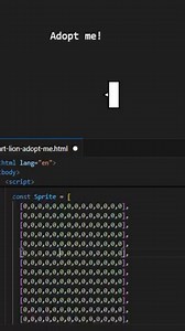 JavaScript Pixel Art 🦁 A pixel lion built with JavaScript arrays and HTML Canvas. Fierce, proud, and born to rule. 👑 #Proj3ctAdam #JavaScript #PixelArt | Makasiar Adam