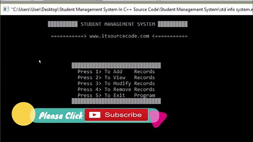 Student Management System Project In C   with Source Code