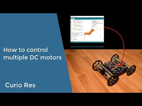 How to control multiple DC motors with encoders