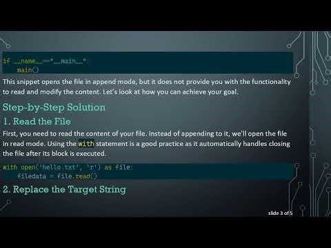 How to Change a Specific Character in a Text Document with Python
