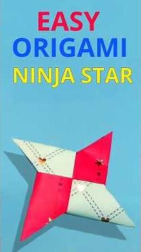 Easy Ninja Star Origami #shorts