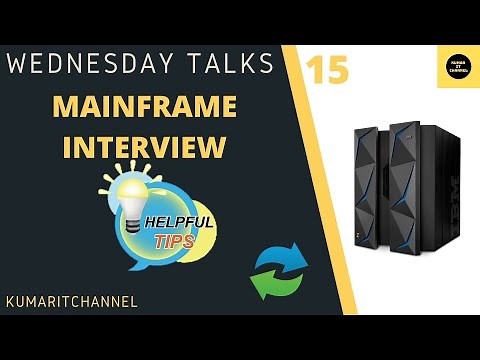 Mainframe Wednesday Talks# 15 Most Commonly Asked Interview Questions and Tips to Answer