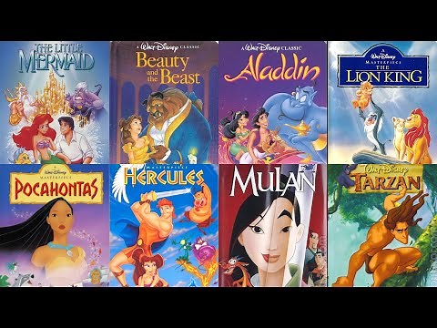 VHS Openings to Disney Renaissance Movies