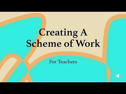 HOW To Create A SCHEME OF WORK | All Subjects [especially DRAMA]