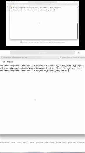 Making directory in terminal #macos #terminal #linuxcommandlinetutorial #linux #howto #code